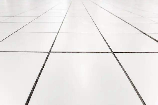 tiles with contrast grout