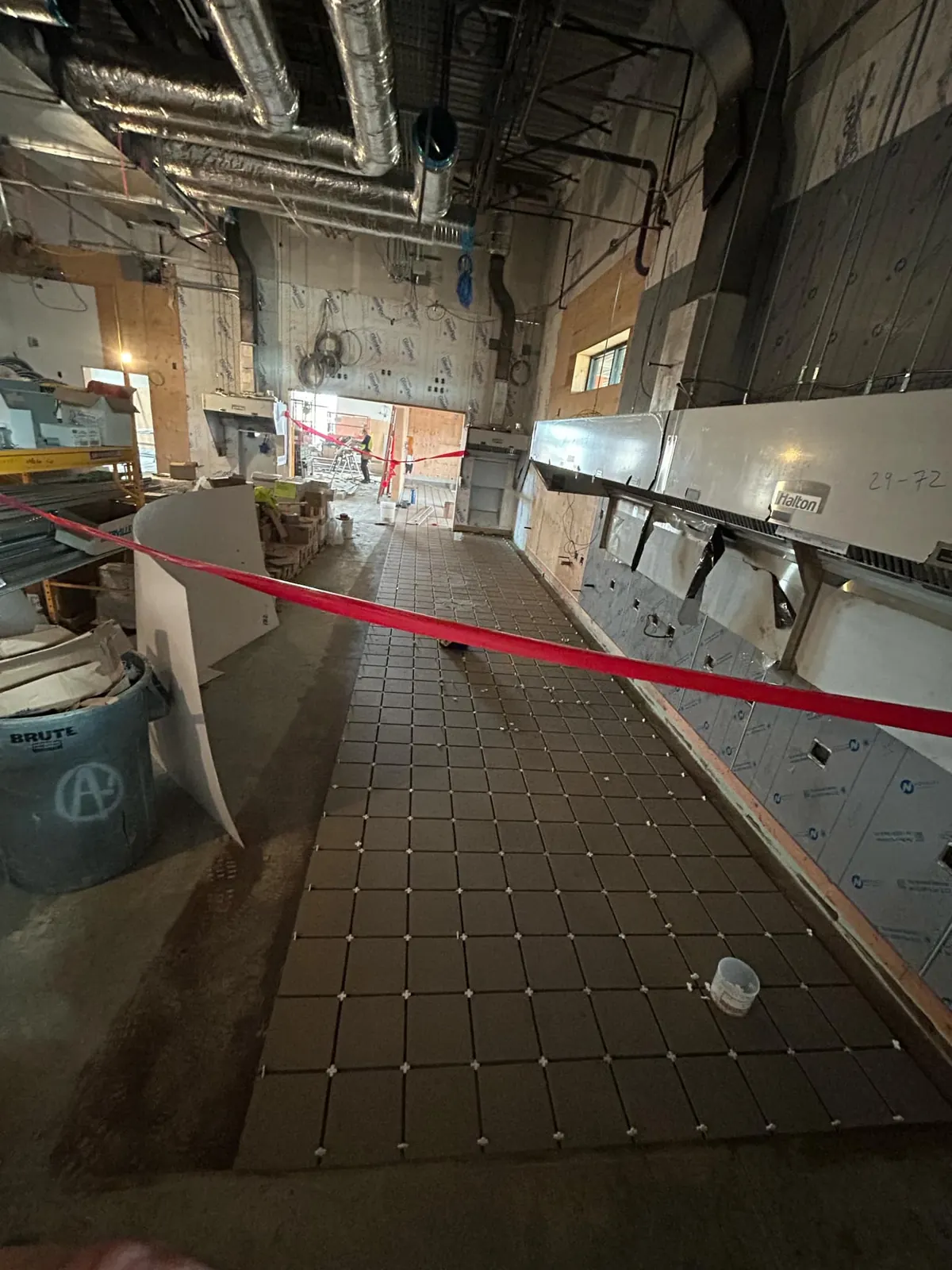 quarry tile restaurant application - commercial kitchen floor